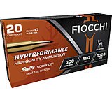 Fiocchi Hyperformance Hunt .300 Winchester Magnum 180 Grain Scirocco Brass Rifle Ammunition