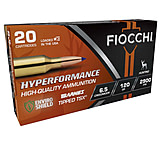 Fiocchi Hyperformance Hunt 6.5 Creedmoor, 120 Gr, Rifle Centerfire, Brass Rifle Ammunition
