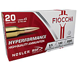Fiocchi Hyperformance Match 6.5 PRC, 140 Gr, Rifle Centerfire, Brass Rifle Ammo, 20 Round, 65PRCRD