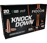 Fiocchi Knock Down 30-06 Springfield 150 Grain Hollow Point Brass Rifle Ammunition