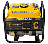 Image of Firman Power and Equipment 1500/1200 Watt Gas Recoil Start Generator with 12 V Outlets, cETL, CARB
