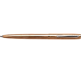 Image of Fisher Space Pen Raw Brass Cap-O-Matic Space Pen w/ Chrome Pocket Clip