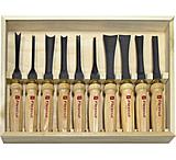 Image of Flexcut Ten Piece Deluxe Mallet Fixed Blade Knife Set