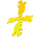 Image of Flippin Critter Squirrel Target Handgun Yellow Steel<