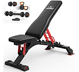 Image of Flybird Fitness Bundle Eco-Friendly Weight SetDumbbells, Kettlebells, etc.&amp; Flybird Pro Weight Bench 41B35925