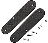 Image of Flytanium Cadet Scales CF Flat Carbon Steel Fixed Blade Knife