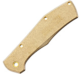 Image of Flytanium Flatiron Handle Scale Brass Fixed Blade Knife