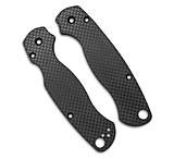 Image of Flytanium Classic Carbon Fiber Scales for Spyderco Paramilitary 2 Knife A09593B9
