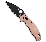 Image of Flytanium Copper Scales + Spyderco Manix 2 Knife 3.4 Black 7978A27F