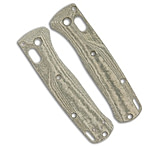 Image of Flytanium Crossfade Scales for Benchmade Mini Bugout - Green Linen Micarta 452656A1