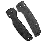 Image of Flytanium Custom Carbon Fiber Lotus Scales for Spyderco Shaman - Basketweave 6E03B001