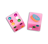 Image of Flytanium Dessert WarriorR Donut Dice Pink Set of 2 16B91555