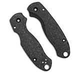 Image of Flytanium Lotus Shred Carbon Fiber Scales for Spyderco Paramilitary 3 Knife E8466547