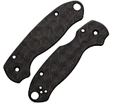 Image of Flytanium Para3 Raindrop CF Scales Carbon Steel Fixed Blade Knife