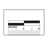 Image of Forensics Source 2cm Scale Labels 5/8 In High
