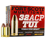 Fort Scott Munitions .32 ACP 71grain Solid Copper Spun SCS Brass Cased Rifle Ammunition