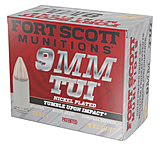 Fort Scott Munitions 9mm 115 Grain Tumble Upon Impact Nickel Pistol Ammunition