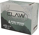Fort Scott Munitions Claw Defense 45 ACP 200 grain Flat Nose Brass Cased Pistol Ammunition