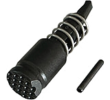 Forward Controls Design Low Drag Forward Assist w/All Angles Dimpled Plunger Cap, Black, LDFA-AA