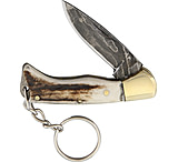 Image of Fox-N-Hound Damascus Stag Folder Folding Knife