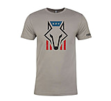 Image of Foxpro FHFGS Foxhead Flag Gray Cotton/Polyester Short Sleeve Small