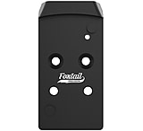 Image of Foxtail Precision 100017 Rear Sight Dovetail Optic Adapter Plate For CZ P10 Bla