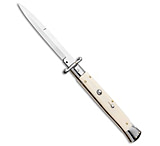 Image of Frank Beltrame 11 Italian Stiletto Swinguard Bayo 5.00in Automatic Folding Knife