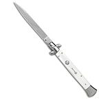 Image of Frank Beltrame Frank B. 11 Italian White Pearlex Tactical Swinguard 5.00 Satin Swedge ADE40047
