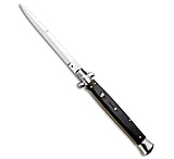 Image of Frank Beltrame Frank B. 13 Italian Stiletto Bayonet Automatic Knife Black 6 Satin 401EB0F3