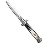 Image of Frank Beltrame Frank B. 9 Italian Stiletto Automatic Knife Brazilian Horn 4 Polish 1C0F598F