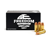 Freedom Munitions .38 Special 158 Grain Flat Point Brass Pistol Ammunition