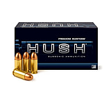 Freedom Munitions HUSH Subsonic .45 ACP 250 Grain Round Nose Brass Pistol Ammunition