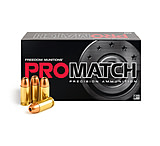 Freedom Munitions ProMatch 9mm Luger 135 Grain Hollow Point Brass Pistol Ammunition