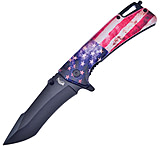Image of Frost American Flag Linerlock A/O Folding Knife