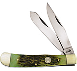 Image of Frost Big Game Trapper Green Bone Folding Knife