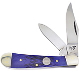 Image of Frost Copperhead Blue Pick Bone 3.25in Folding Knife