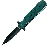 Image of Frost Dark Hunger Green Wood Folding Knife