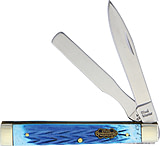 Image of Frost Doctors Knife Blue Jig Bone Folding Knife