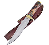 Image of Frost Grey Hawk Bowie Fixed Blade Knife