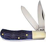Image of Frost Jim Bowie Trapper Blue Pk Bone Folding Knife