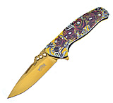 Image of Frost Linerlock Gold Assisted Opening Folding Knife