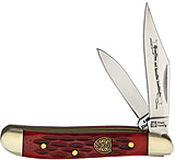 Image of Frost Little Peanut Dark Red Walnut Folding Knife