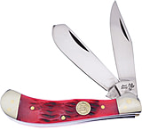 Image of Frost Little Saddlehorn Dark Red Folding Knife