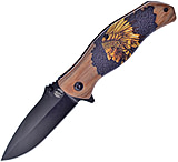 Image of Frost Native American Linerlock A/O Folding Knife