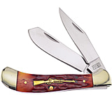 Image of Frost Sharps Saddlehorn Brown Bone Folding Knife