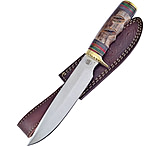 Image of Frost Silent Bear Bowie Brown Bone Fixed Blade Knife