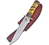Image of Frost Sitting Bear Bowie Yellow Bone Fixed Blade Knife
