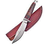 Image of Frost Stacked Leather Fixed Blade Knife
