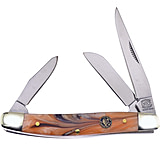 Image of Frost Stockman Gold Resin Crowing Rooster Folding Knife