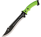 Image of Frost Tac Xtreme Machete Green Fixed Blade Knife